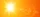 Sonne mit grellem Lichtschein auf leuchtend orangefarbenem Hintergrund als Symbol für Sommerhitze.