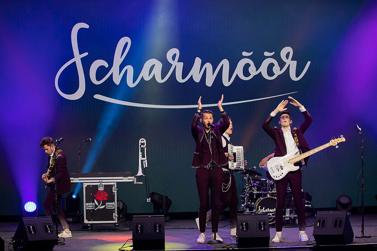 ACV Familienfest-Scharmöör auf der Bühne