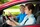 Fahrlehrer und Fahrschüler in einem Auto