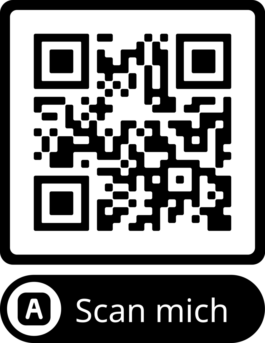 qr code für den download der acv app