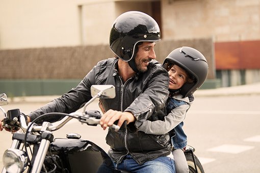 ACV Tipps zum Motorradfahren mit Kindern