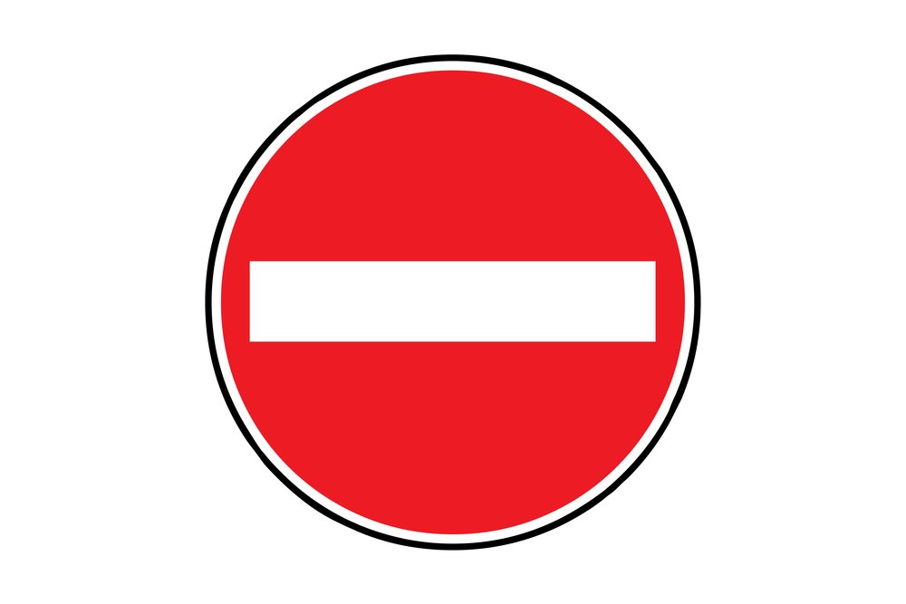 Verbot der Einfahrt (VZ 267)
