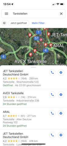 ACV Tipps fuer google maps
