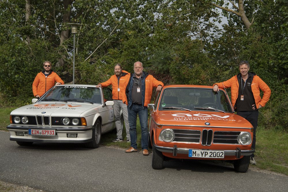 ACV bei der Youngtimer rallye 21 als erstmaliger Partner der bmw classic group