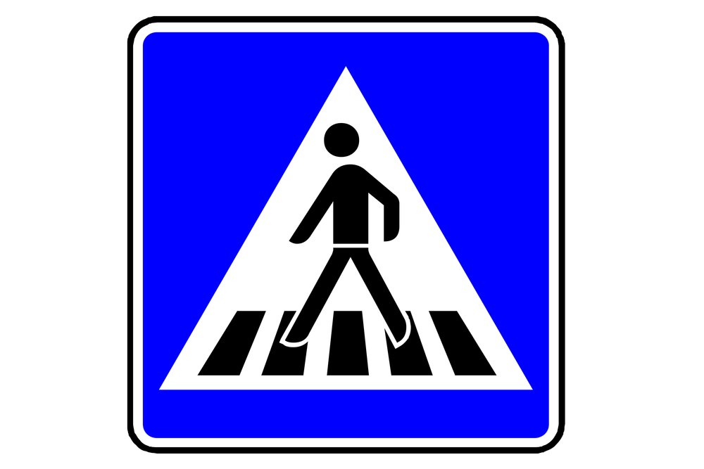 Fußgängerüberweg (VZ 350-10)