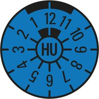 HU-Plakette blau