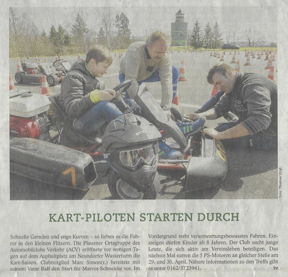 ACV Ortsclub Plauen Pressemitteilung
