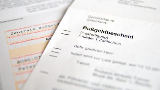 ACV Bussgeld bei Rotlichtverstoss