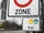 Straßenschild Umweltzone mit Zusatzschild für gelbe und grüne Plakette in Deutschland
