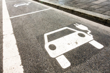 Elektroauto Tankparkplatz