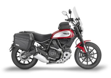 Rot schwarzes Motorrad