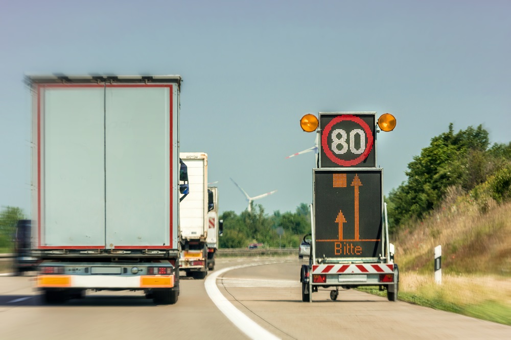 Mobile Geschwindigkeitsbeschränkung