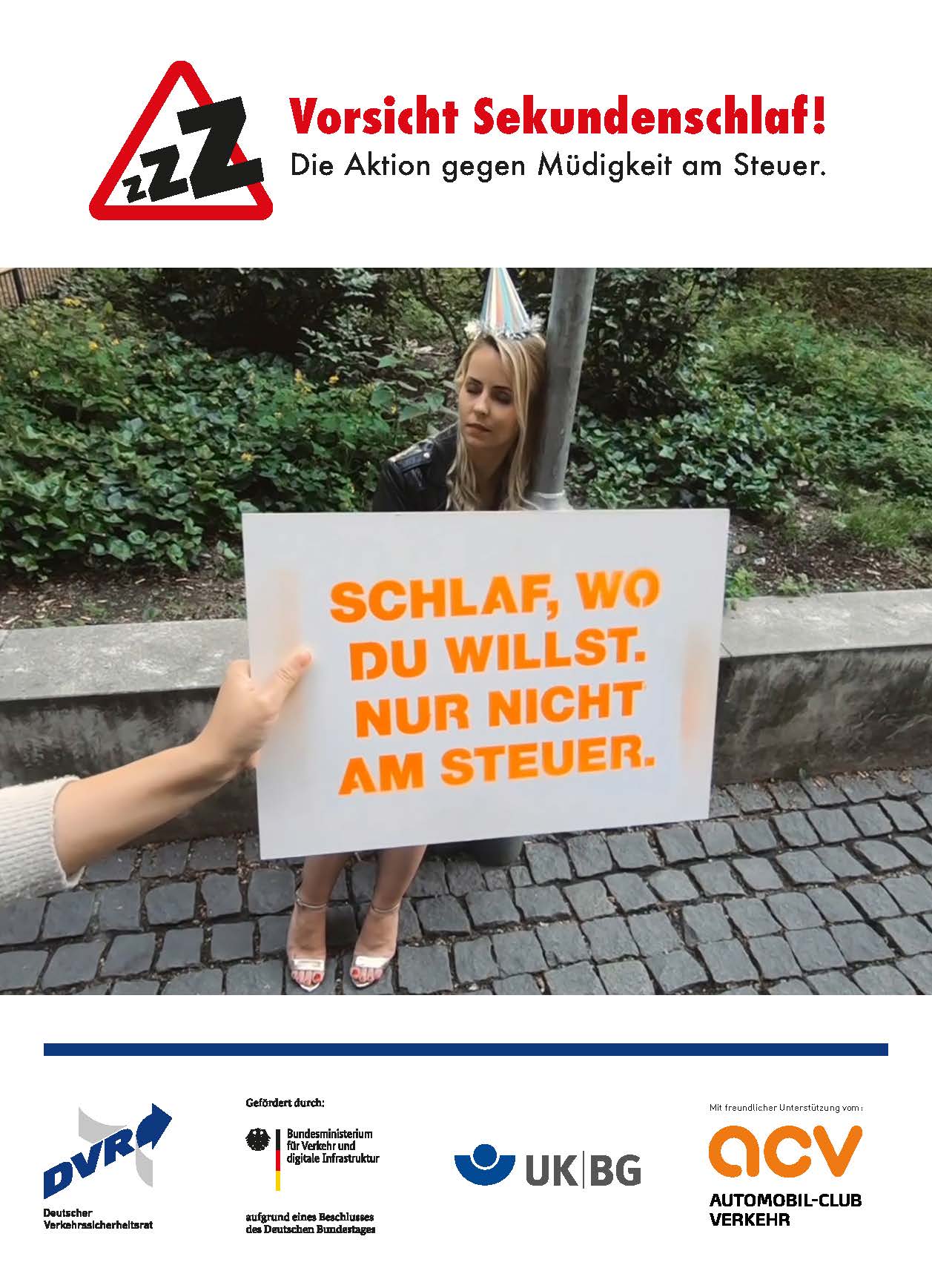 ACV Kampagne gegen Sekundenschlaf